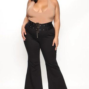 Fashion Nova Make That A Double Super Flare Leg Jeans